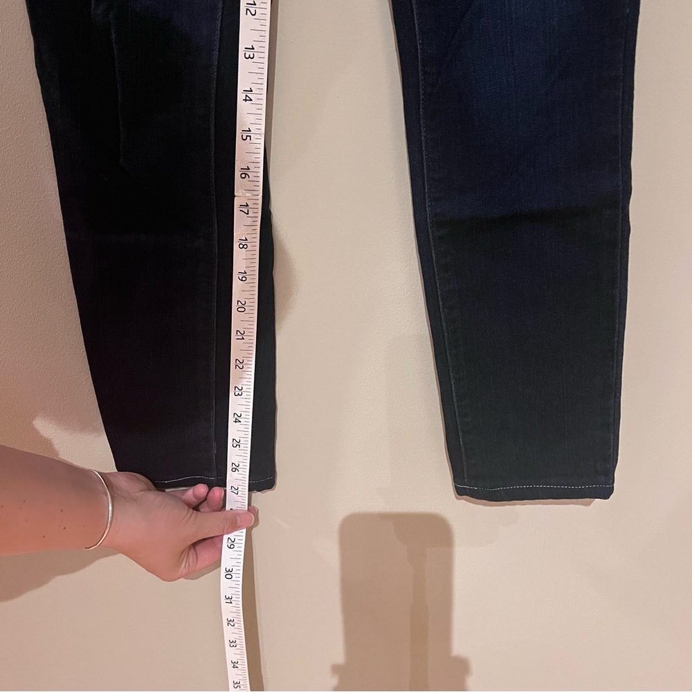PAIGE Skyline Skinny Navy Jeans Size 25 - Picture 5 of 8